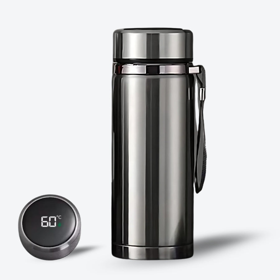 Gourde Isotherme Intelligente - AIRWATER PRO SILVER 1L