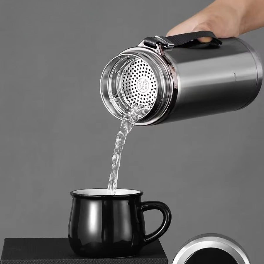 Gourde Isotherme Intelligente - AIRWATER PRO NOIR 1L